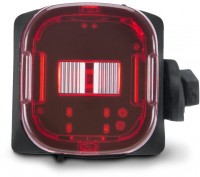 Fahrrad-Rücklicht LED mit Akku schwarz