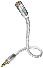 Premium Verl.-kabel (7,5 m) Kopfhörer Zubehör weiß/silber