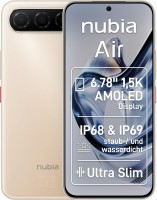 Air (8GB+256GB) Smartphone titanium desert, 50 MP Kamera, 6,78 Zoll Display, 49 Std. Akku, 5G, Android