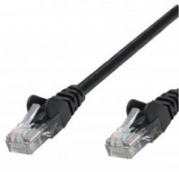Patchkabel RJ45 S/FTP Cat6 LSOH schwarz (0,25m)