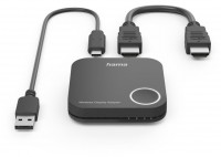 Wireless-Display-Adapter inkl. Kabel schwarz