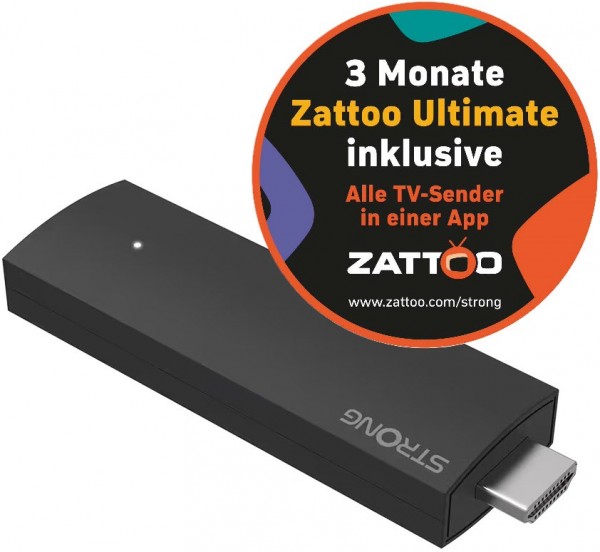 LEAP-UNA Ultimate Streaming Stick schwarz inkl. 3 Monate Zattoo Ultimate