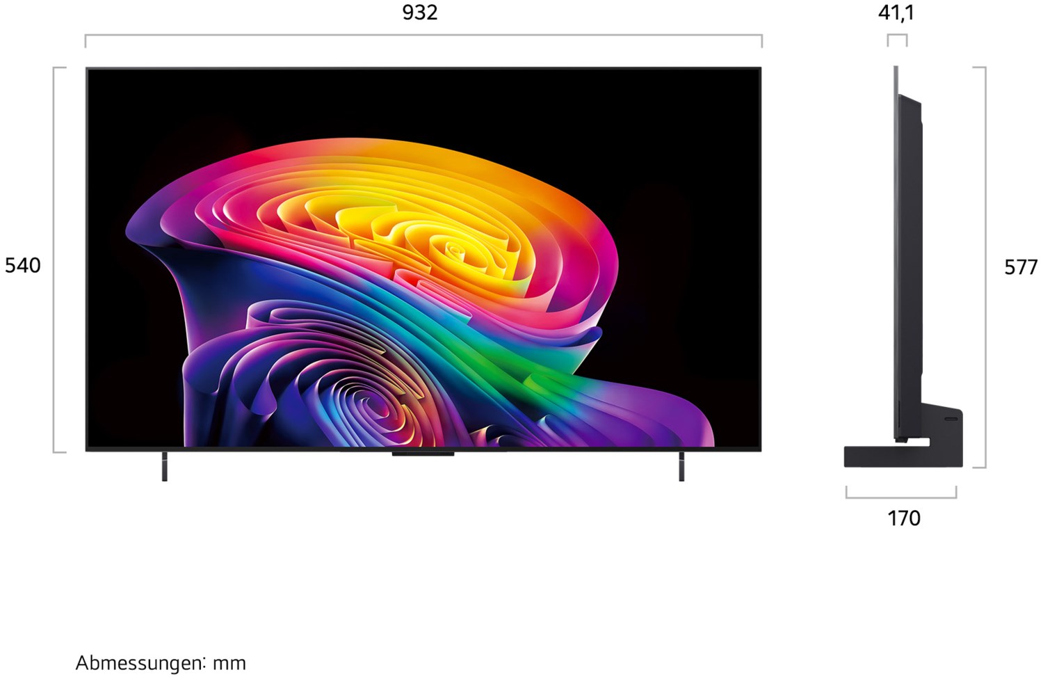 OLED42C68LA 106 cm (42") OLED evo AI TV