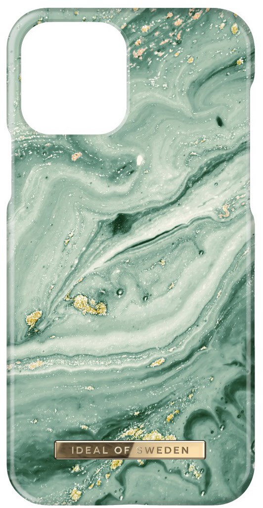 Fashion Case für iPhone 13 mint swirl marble