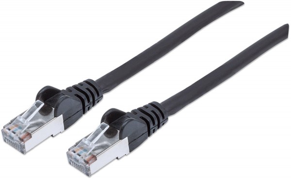 Patchkabel RJ45 S/FTP Cat6 LSOH schwarz (10m)