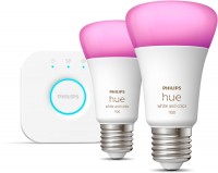 Hue W&C A. 9W E27 2er Starterset
