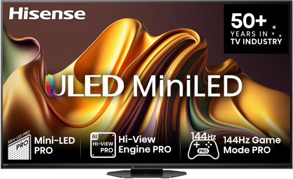 65U8NQ 164 cm (65") Mini LED-TV, 4K Ultra HD, Smart-TV, 120 Hz, DVB-T2/DVB-C/DVB-S2, Sprachsteuerung