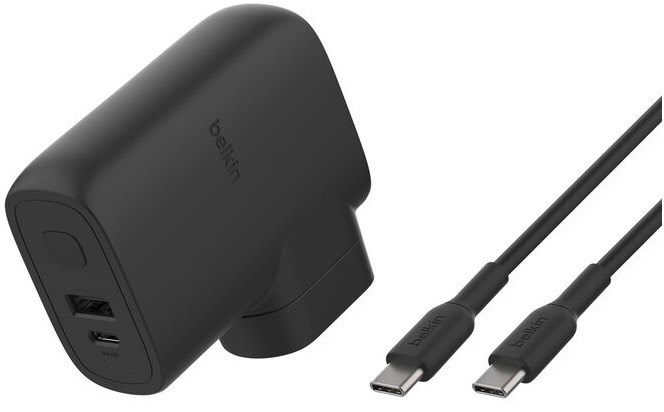 Image of Boost Charge (5.000mAh ) Powerbank inkl. Reisestecker-Set schwarz
