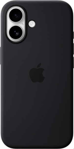 Silikon Case mit MagSafe für iPhone 17 schwarz