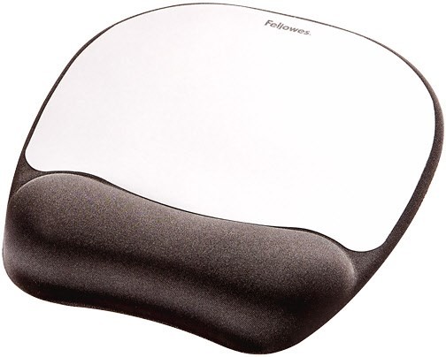 Memory Foam Mauspad Mauspad schwarz/silber