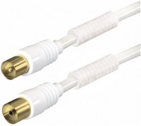 FAASG 3,0 m Abs.-Kabel Antennenkabel weiß