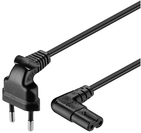 Netzkabel Europa-Norm 1m schwarz