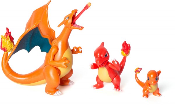 Select Figure Evolution Glumanda, Glutexo, Glurak