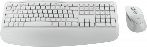 Signature Comfort Plus MK880 (DE) Kabelloses Tastatur-Set grauweiß