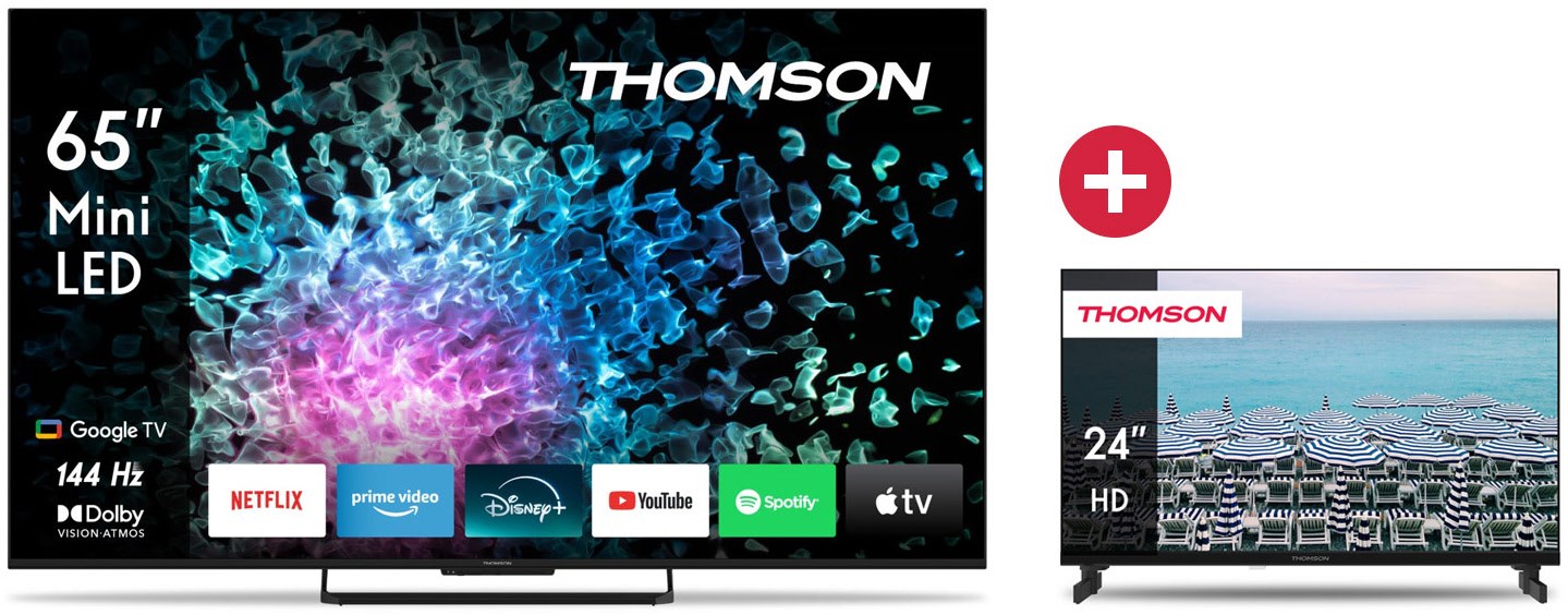 Image of 65MG7C15 164 cm (65") Mini LED-TV + Dein Geschenk: Thomson 24HD2S13 60 cm (24") LCD-TV