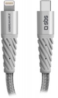 Unbreakable USB-C>Lightning (1,5m) schwarz