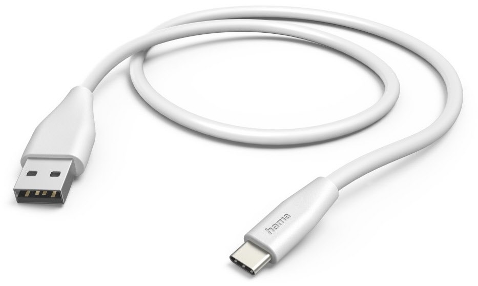 Ladekabel USB-A>USB-C (1,5m) weiß