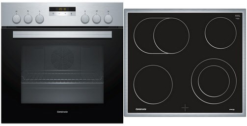 Constructa CX37EK01T Herdset bestehend aus CH6M77050 CM623052 edelstahl edelstahl A  - Onlineshop EURONICS