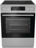 ECS6350XPA Elektroherd mit Glaskeramikfeld edelstahl, 71 l, schnelles Vorheizen, 60 cm breit, A, 4 Kochzonen