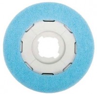 Blaues Pflegepad Staubsauger-Zubehör blau