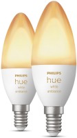 Hue White Amb. E14 Kerze 470 LED-Kerze 2er Pack