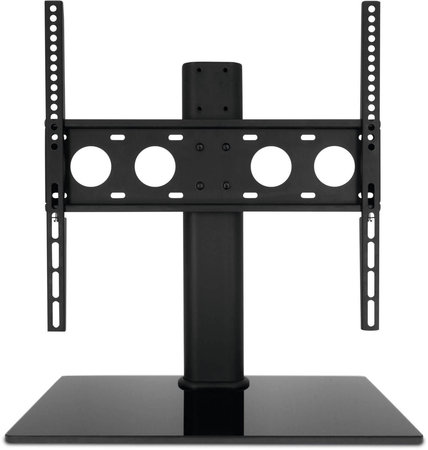 Universal TV-Tischfuß mit Glasboden für 32-55" schwarz