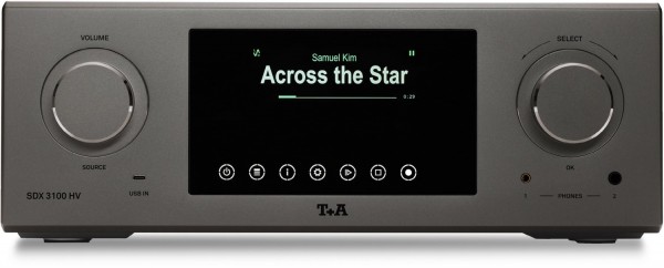 SDX 3100 HV (V1) Vorverstärker mit DAC-Modul titan/schwarz