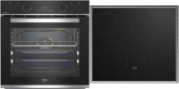 b300 BBUS13320XE Herdset schwarz + edelstahl