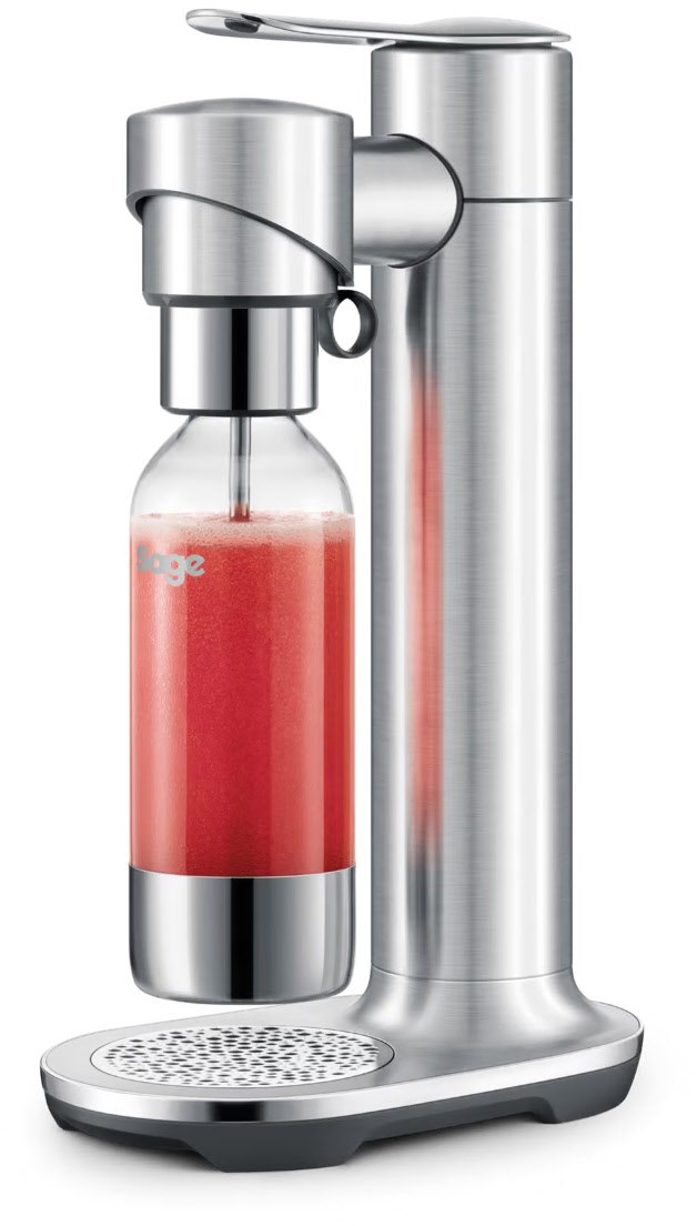 the InFizz Fusion Trinkwasser-Sprudler brushed stainless steel