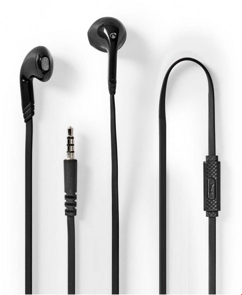HPWD2021BK In-Ear-Kopfhörer mit Kabel schwarz