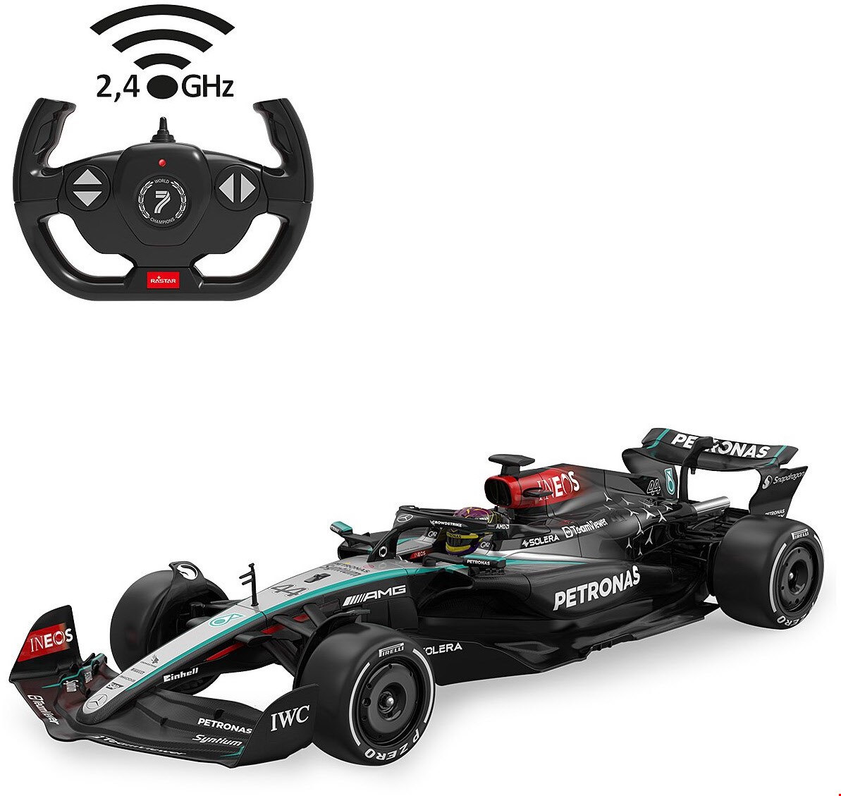 Image of Mercedes-AMG F1 W15 E 1:12 RC Auto schwarz