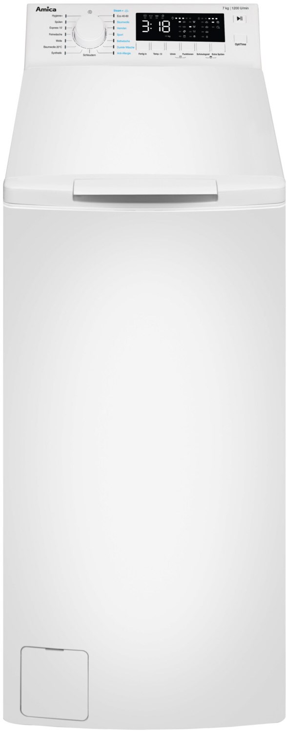Image of WT 472 710 Waschmaschine-Toplader weiß, 7 kg, 1200 U/min, 78 dBA