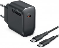 USB Type-C Wandladegerät (45W) mit USB Type-C Kabel (2m) schwarz
