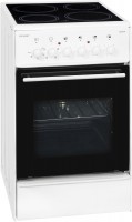 ECM 5 F-4 Elektroherd mit Glaskeramikfeld weiß, 46 l, 48,5 cm breit, A, 4 Kochzonen
