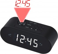 CRP 717 Uhrenradio schwarz