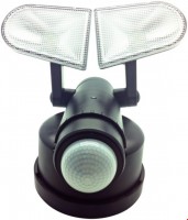 LED Sensorleuchte (2-fach) schwarz