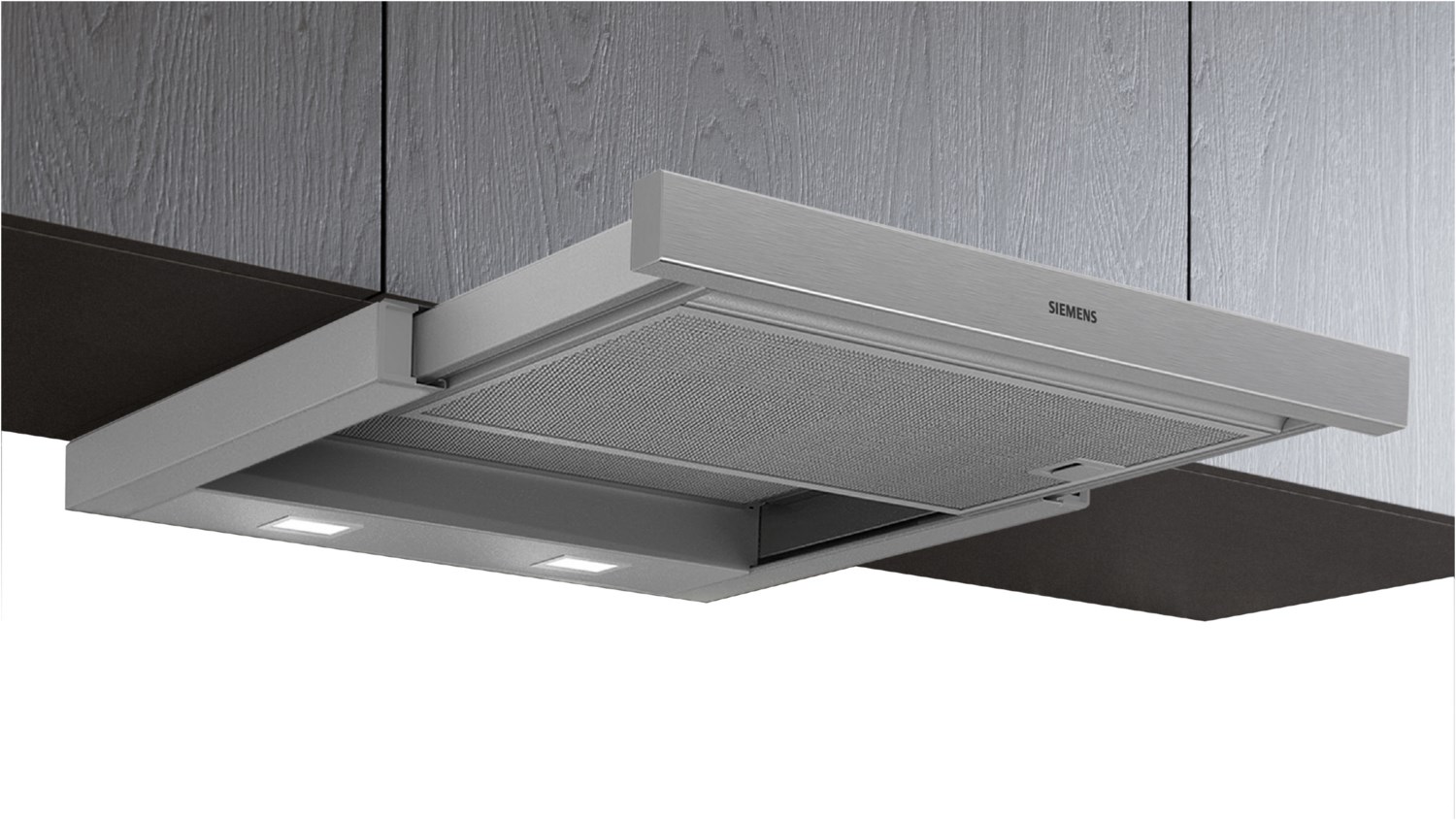 LI63LB526 Flachschirm-Dunstabzugshaube silbermetallic