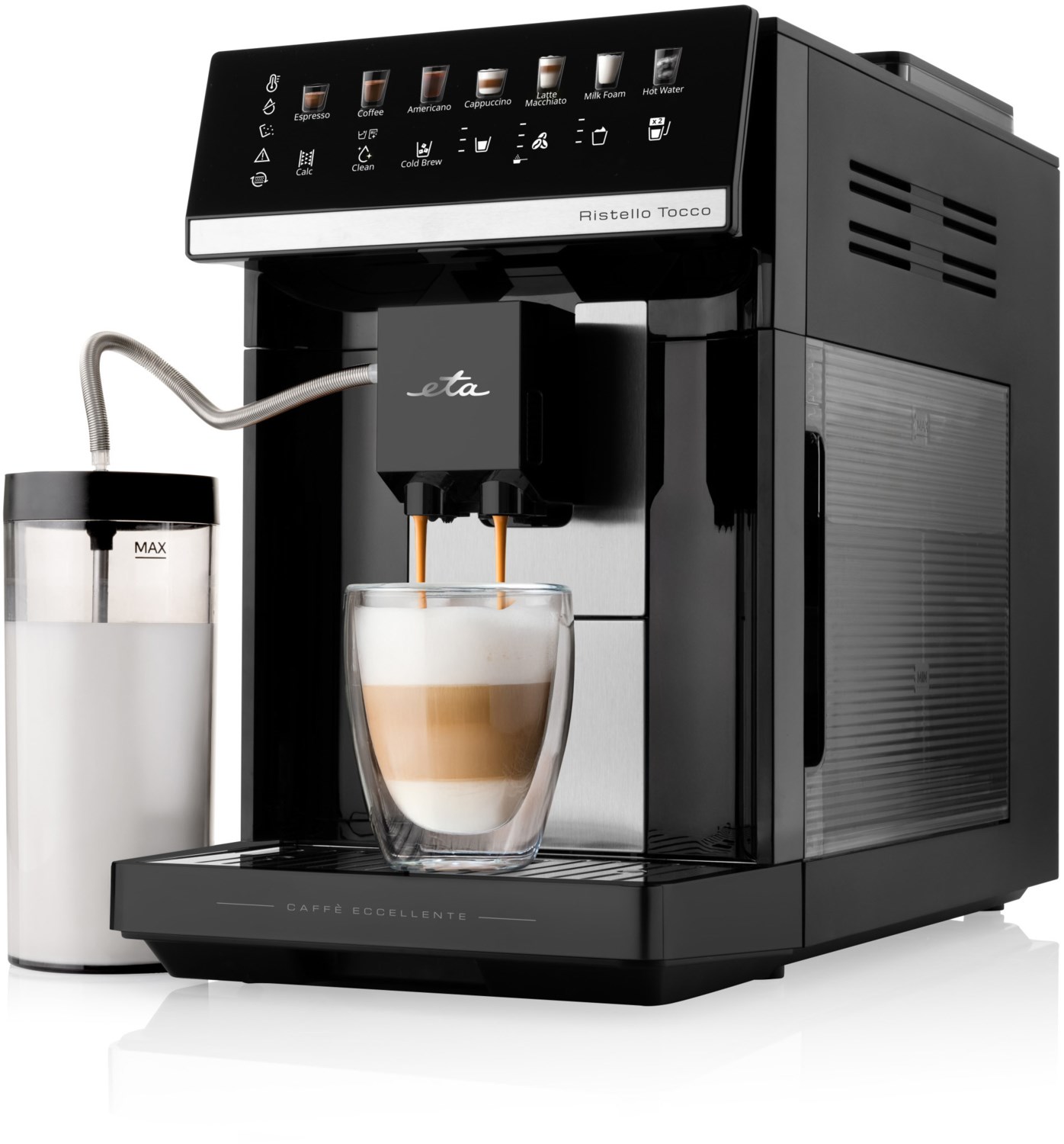 Ristello Tocco Kaffee-Vollautomat schwarz