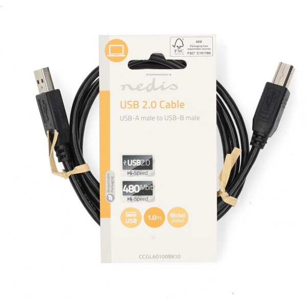 CCGL60100BK10 USB-Kabel (1m) schwarz