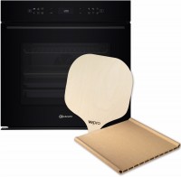 FHBI7 310C Pizza Einbaubackofen schwarz, 73 l, Pizza-Stufe, schnelles Vorheizen, pyrolytische Selbstreinigung, 59,5 cm breit, A+