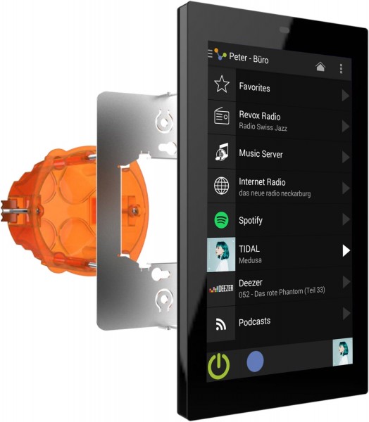 Control V255 Android Display Zentraleinheit schwarz