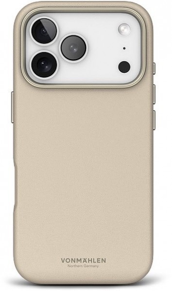 Like Leather Case für iPhone 17 Pro Max cream