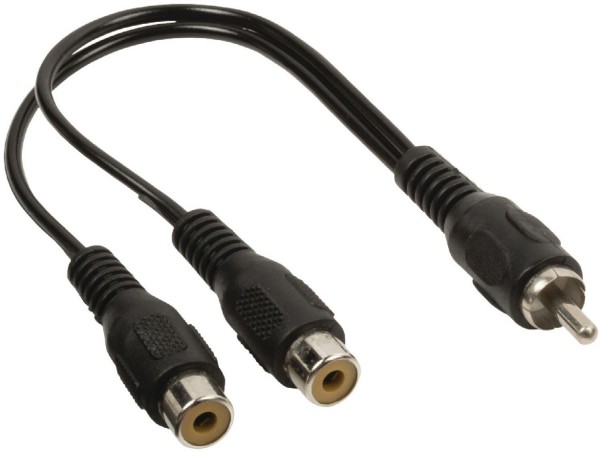 VLAP24010B02 Splitterkabel (0,2m) schwarz