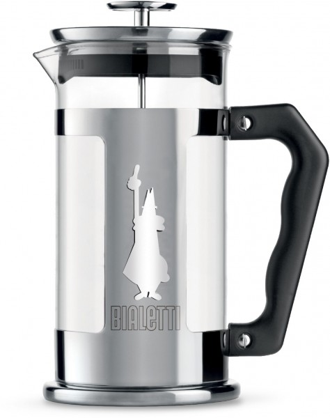 French Press Preziosa 1,0L Kanne glas/edelstahl