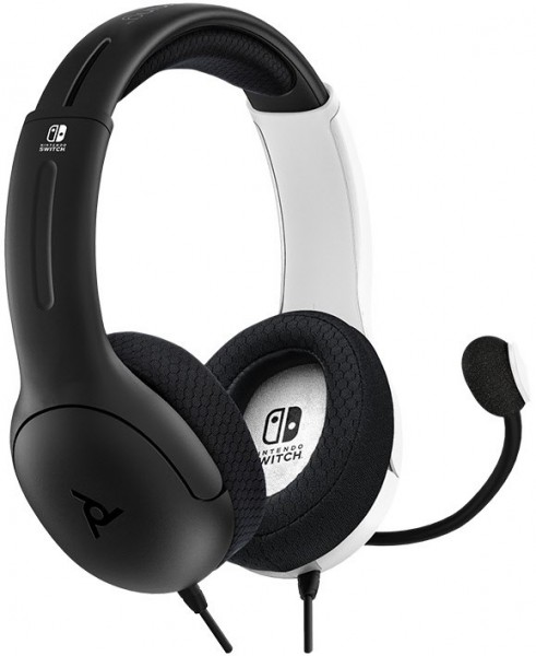 LVL40 Stereo Headset schwarz/weiss