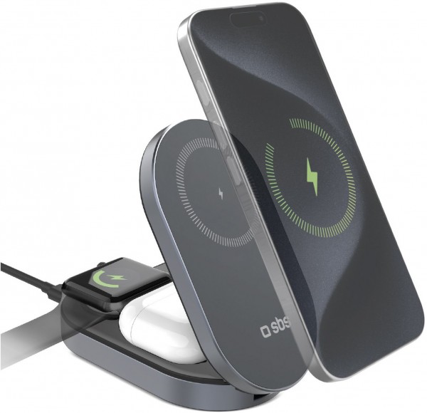 Qi2 MagSafe PowerDock (15W) grau