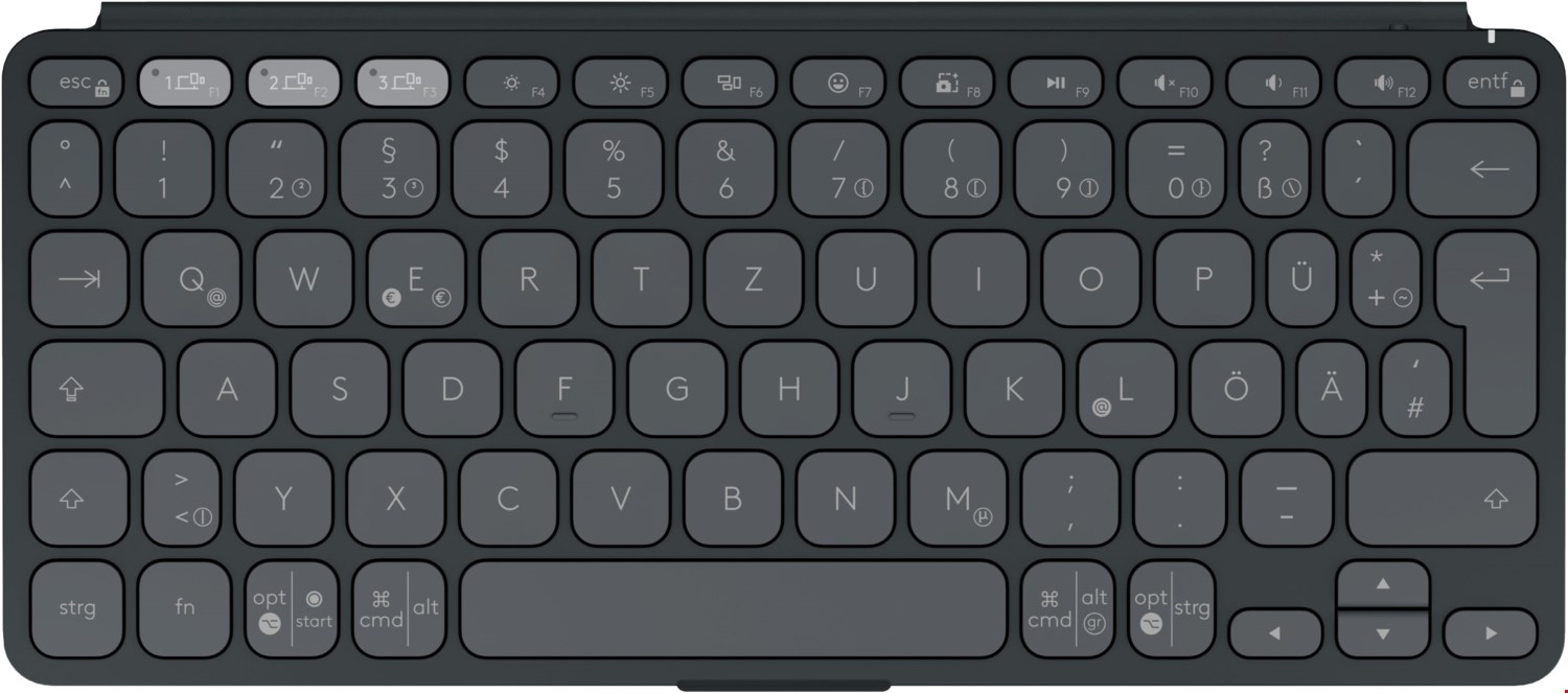 Keys-To-Go 2 Tablet-Tastatur grafit