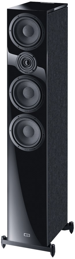 Aurora 700 Black Edition /Stück Stand-Lautsprecher schwarz hochglanz