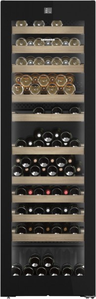 WPgbi 5273-20 Weintemperierschrank black steel