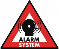 SAS-ST-AS Aufkleber Alarmanlage